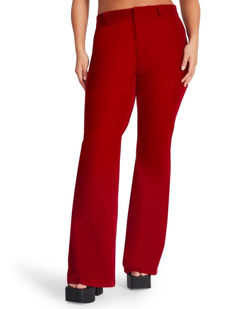 Pantalones Steve Madden Harlow Mujer Rojas | ES QH8SE1